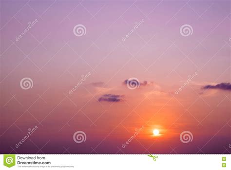 Pink Purple Sunset At Twilight Time Stock Image Image Of Evening