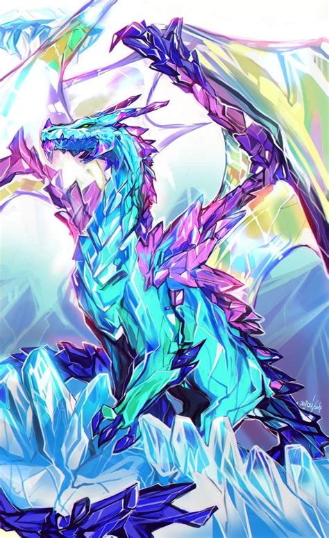 He has such a wonderful design; Crystal Dragon by Enijoi on DeviantArt | Dragon artwork ...