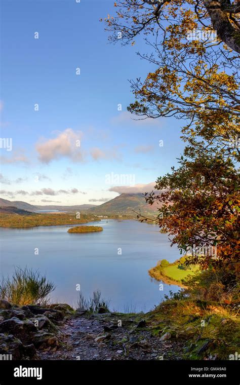 Derwent Water In The Lake District England Stock Photo Alamy