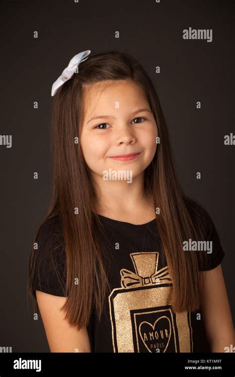 Young Girl Age 7 Hi Res Stock Photography And Images Alamy