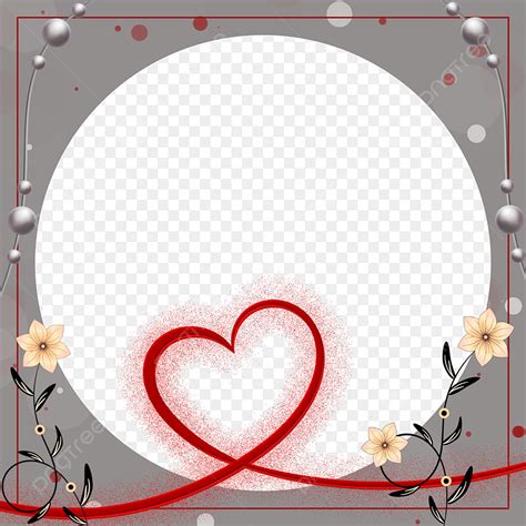 Gambar Cinta Bingkai Transparan Hati Valentine Hari Valentine Cinta Png Transparan Clipart