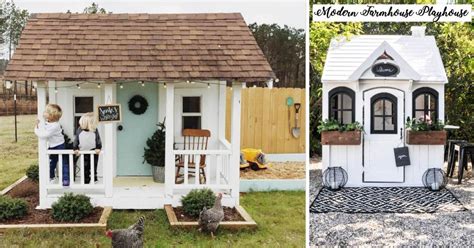 20 Adorable Outdoor Playhouse Ideas For Kids That Are No