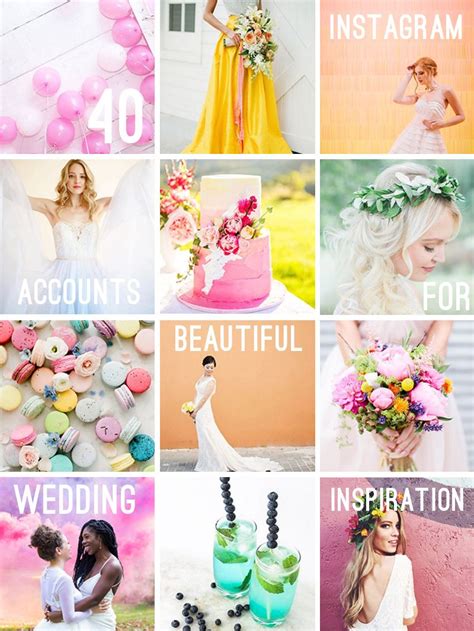 Inclusion In 40 Wedding Instagram Accounts To Follow On Bespoke Bride