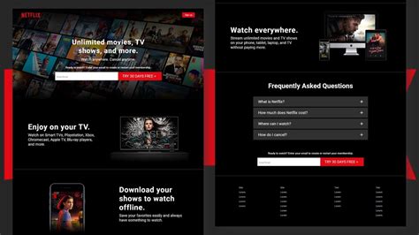 Create Netflix Responsive Landing Page Clone With Html And Css