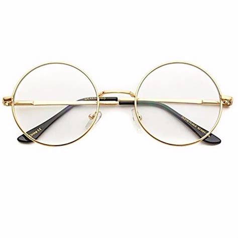 Gold Round Glasses Circle Glasses Cute Glasses Glasses Trends Fashion Eye Glasses Ray Bans
