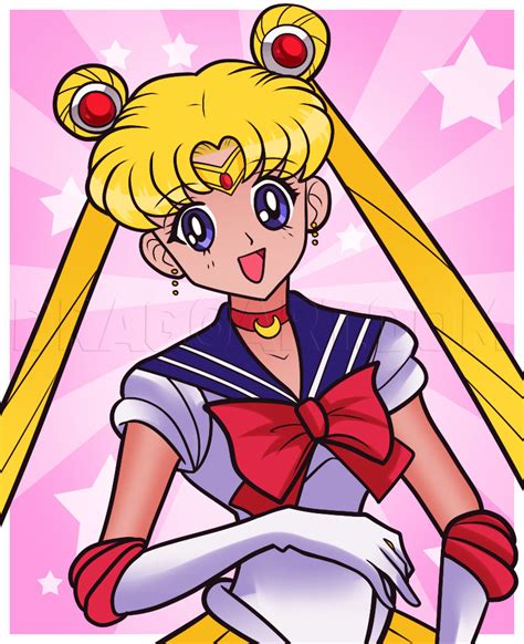 Paper Sailor Moon Sketch Paper And Surfaces Visual Arts Pe
