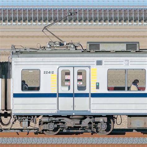 東武20400型モハ22412の側面写真｜railfilejp｜鉄道車両サイドビューの図鑑