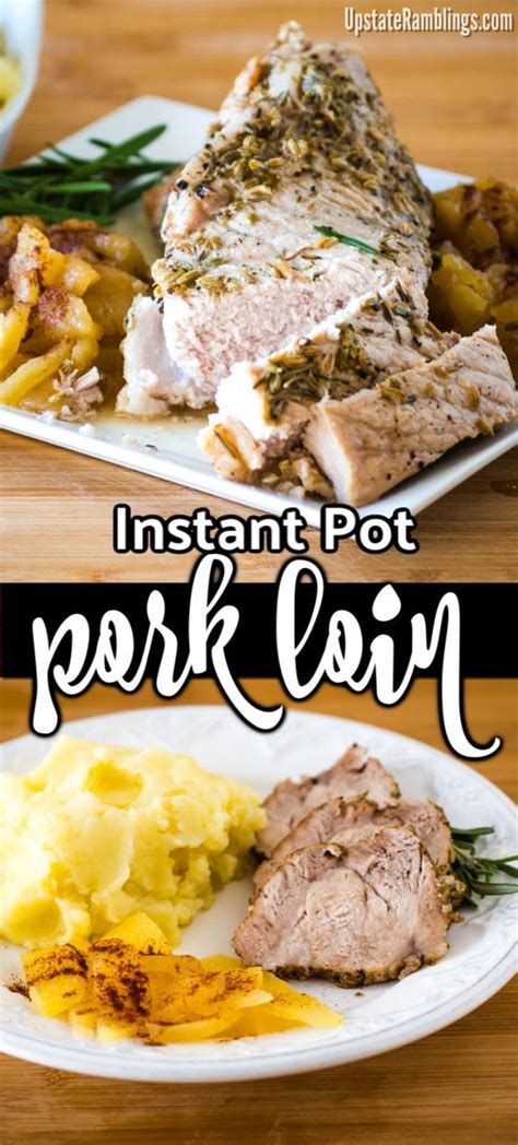 It's a creamy chicken soup with dumplings and mixed vegetables. This tasty Instant Pot Pork Loin Roast can be made in your ...