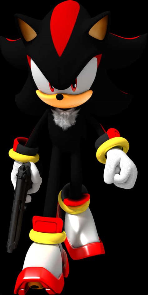 Download Shadow The Hedgehog With Gun