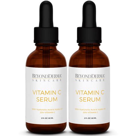 Beyond Derma Natural Vitamin C Serum With Hyaluronic Acid And Vitamin E