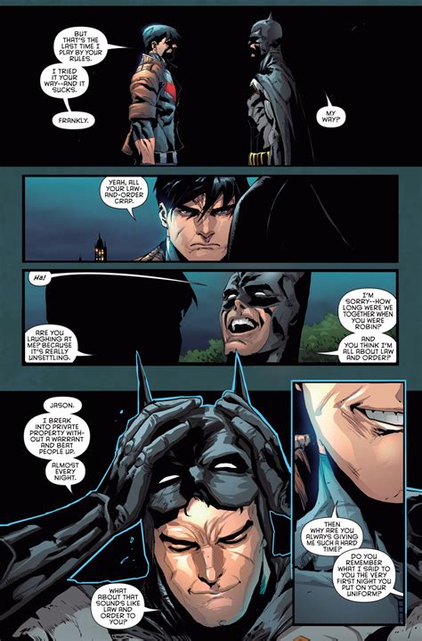 Red Hood And Batman Bonding Time Rebirth Comicnewbies
