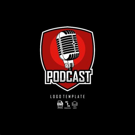 Premium Vector Podcast Logo Template