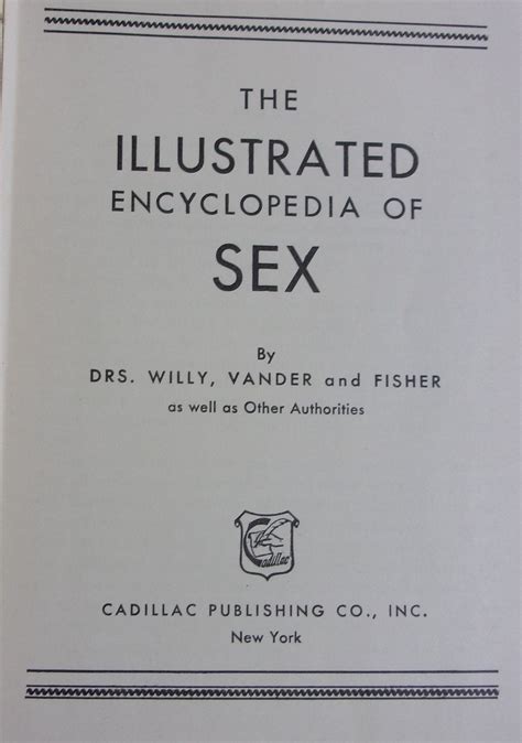 The Illustrated Encyclopedia Of Sex By Dr Willy Et Al Etsy