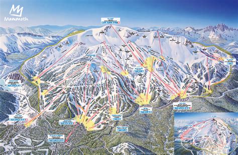 Mammoth Mountain Piste Map Plan Of Ski Slopes And Lifts Onthesnow