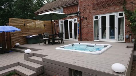 Composite images are made up of two or more photographs, which are combined to create one image. Hot Tub Decking from DeckPlus