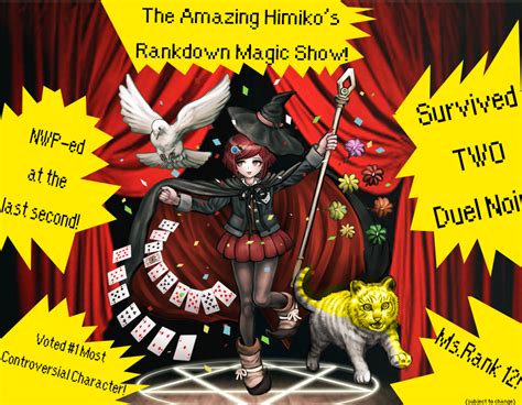 The Amazing Himikos Rankdown Magic Show Danganronpa