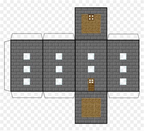 Village Minecraft Papercraft House Pixel Papercraft Designs With The