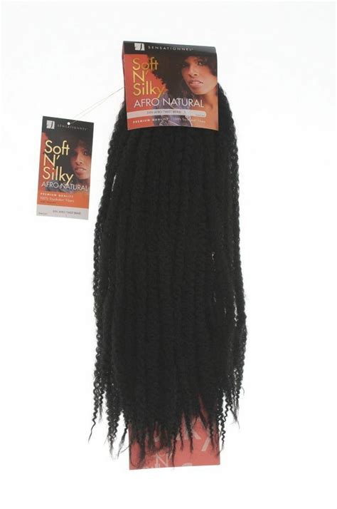 We have a range of natural and unnatural colours of afro kinky / marley braid loose bulk hair. SENSATIONNEL SOFT N SILKY AFRO NATURAL HAIR KINKY/TWISTS ...