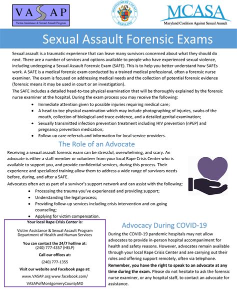 Montgomery County Health And Human Services Victim Assistance And Sexual Assault Program Index