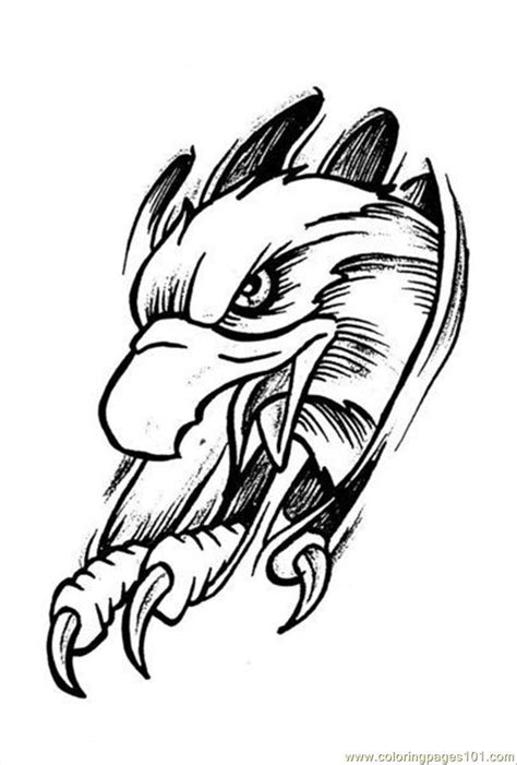 Traceable Tattoo Stencils Free Drawing Patterns To Trace Dragon
