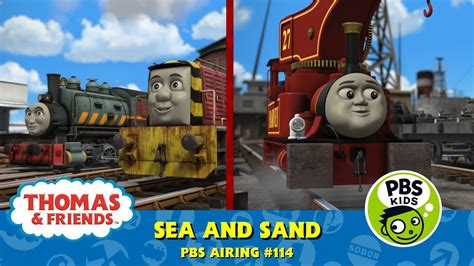 Thomas And Friends Sea And Sand Us Pbs Airing 114 Youtube