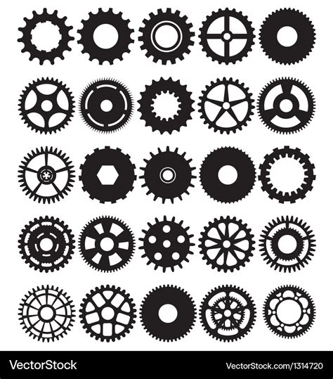 Cogs And Gears Royalty Free Vector Image Vectorstock