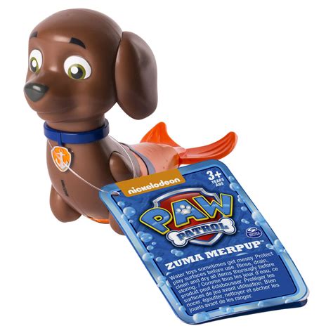 Paw Patrol Zuma Merpup Bath Paddlin Pup Toy Walmart Canada