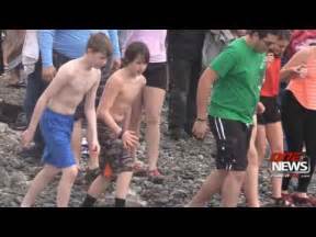 Dozens Brave The Cold For Annual Polar Bear Plunge In Moses Lake