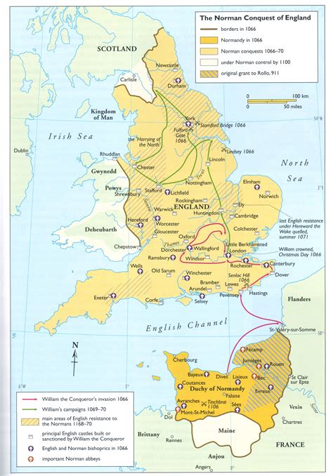 William The Conquerer Invasion Map