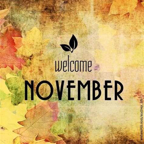 Hello November Welcome November Hello November November