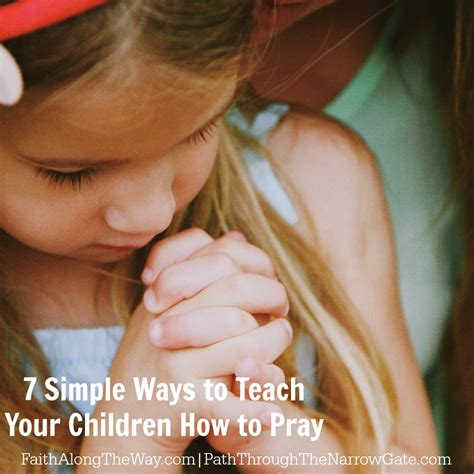 You Can Teach Your Children How To Pray Kids Bible Teacher