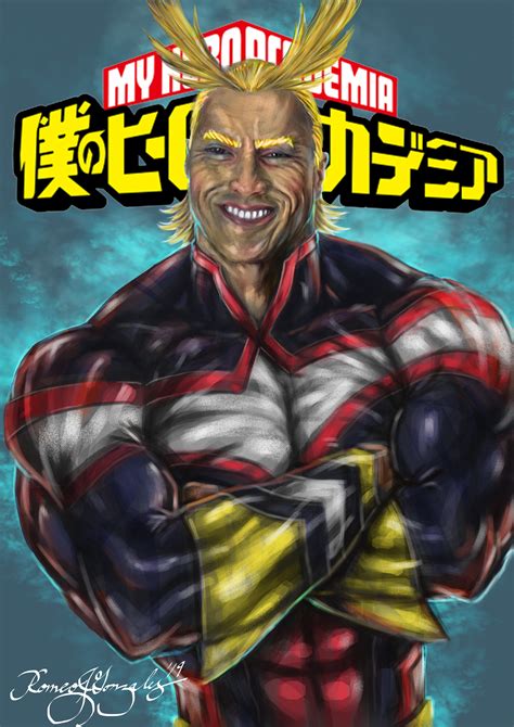 Artstation All Might Fan Art Boku No Hero Academia