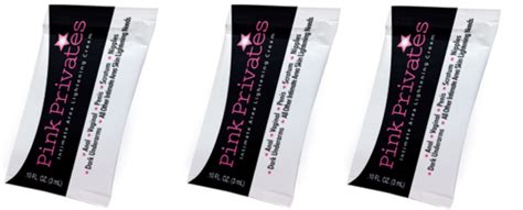 3 pink privates foil lightening cream intimate body action vaginal anal bleach ebay
