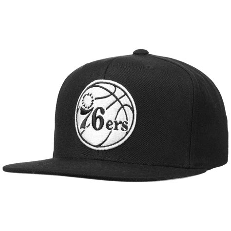 Philadelphia 76ers caps & hats (all prices are correct when pinned & may change). Black and White 76ers Cap by Mitchell & Ness - 29,95