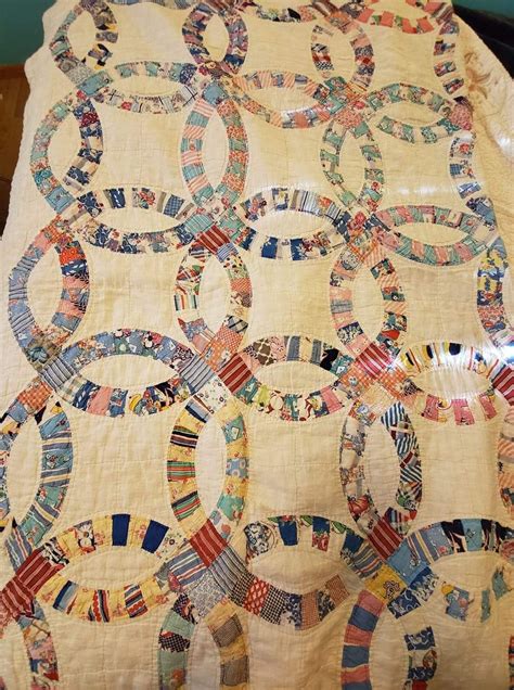 Https://favs.pics/wedding/antique Double Wedding Ring Quilt