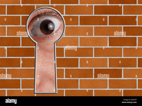 Looking Through A Keyhole Hi Res Stock Photography And Images Alamy