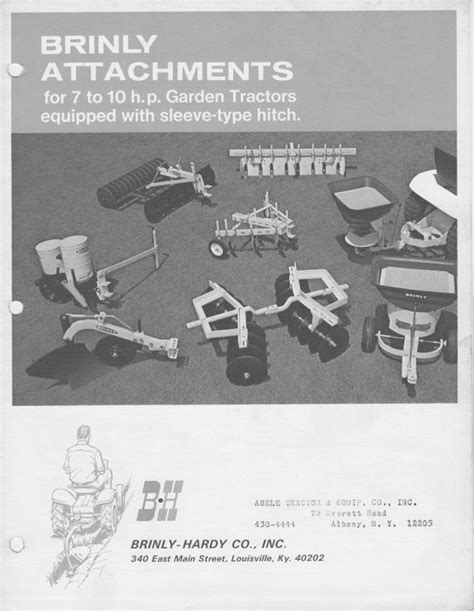 Old Brinly Brochure My Tractor Forum
