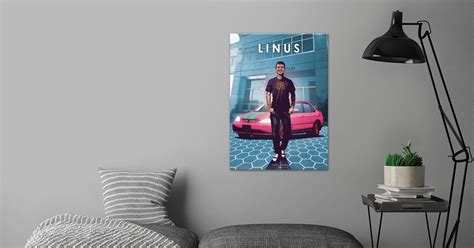 Linus Tech Tips Lambo Poster By Linus Tech Tips Displate