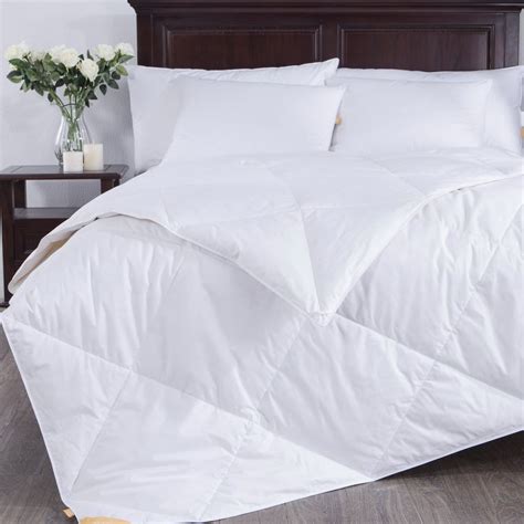 Puredown Lightweight White Goose Down Blend Comforter Duvet Insert 100