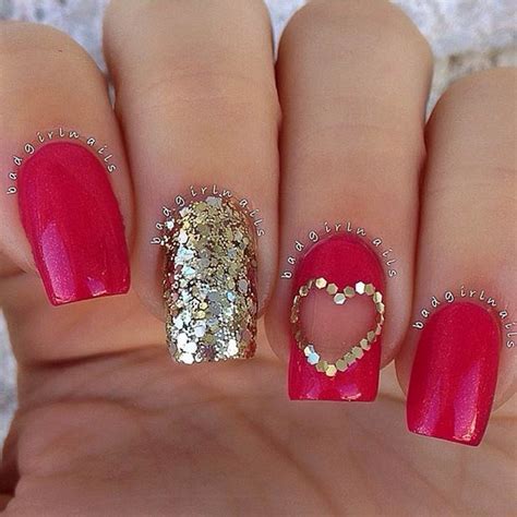 35 Cute Valentines Day Nail Art Designs Stayglam