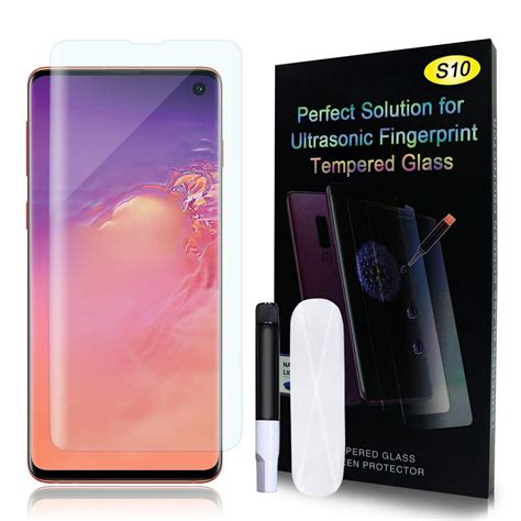 Samsung Galaxy Note 10 Plus Liquid Glass Screen Protector 3d Curved Edge 9h Premium Tempered