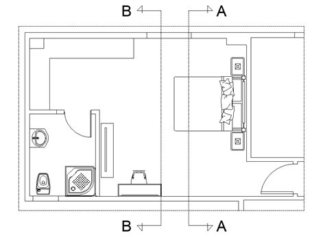 Master Bedroom Floor Plan Drawing Detail Derived In This Autocad File