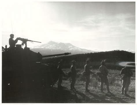 Royal Nz Infantrymen On Manoeuvres With An A M41 Tank At Waiouru