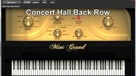 Pro Tools Mini Grand Piano Demo Youtube