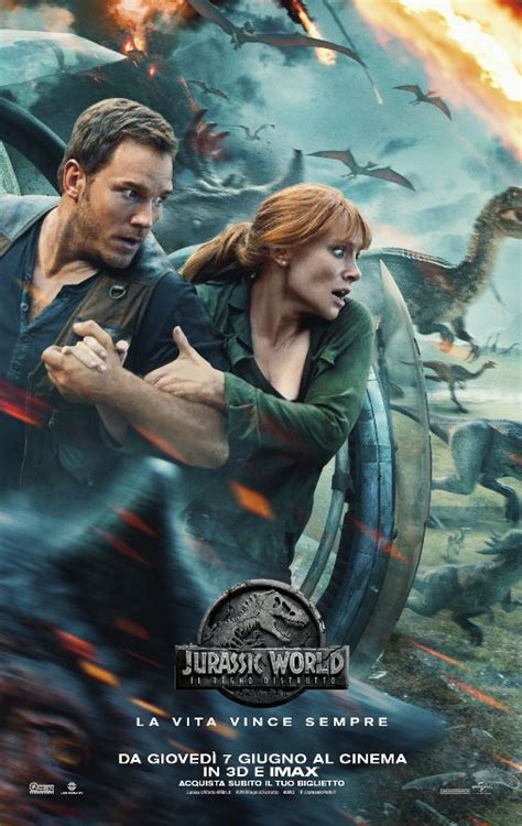 Jurassic World Il Regno Distrutto Il Poster Ufficiale Italiano