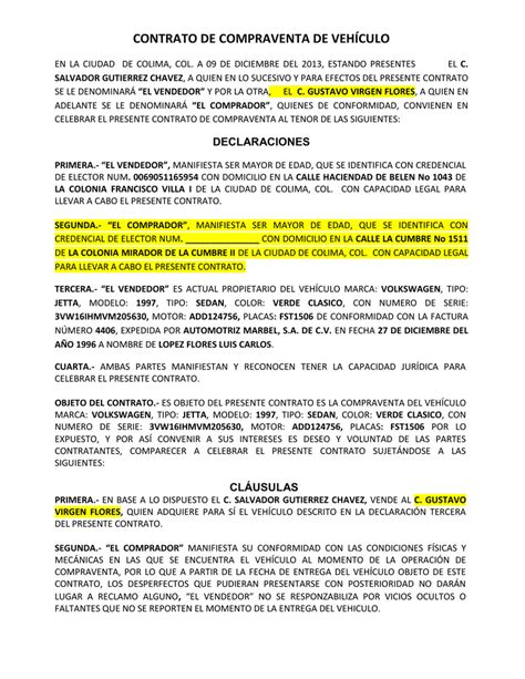 Contrato De Compraventa Internacional Ejemplos Y Formatos Gratis