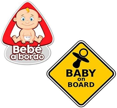 Pegatinas Coche Bebe A Bordo Los Mejores Productos Para Beb