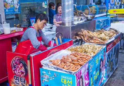 Busan Jagalchi Fish Market Editorial Photography Image Of City 147925097