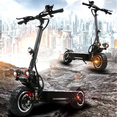 3200w Off Road Electric Kick Stunt Scooter Ultra High Speed 30ah