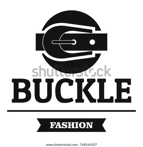 Buckle Garment Logo Simple Illustration Buckle เวกเตอร์สต็อก ปลอดค่า